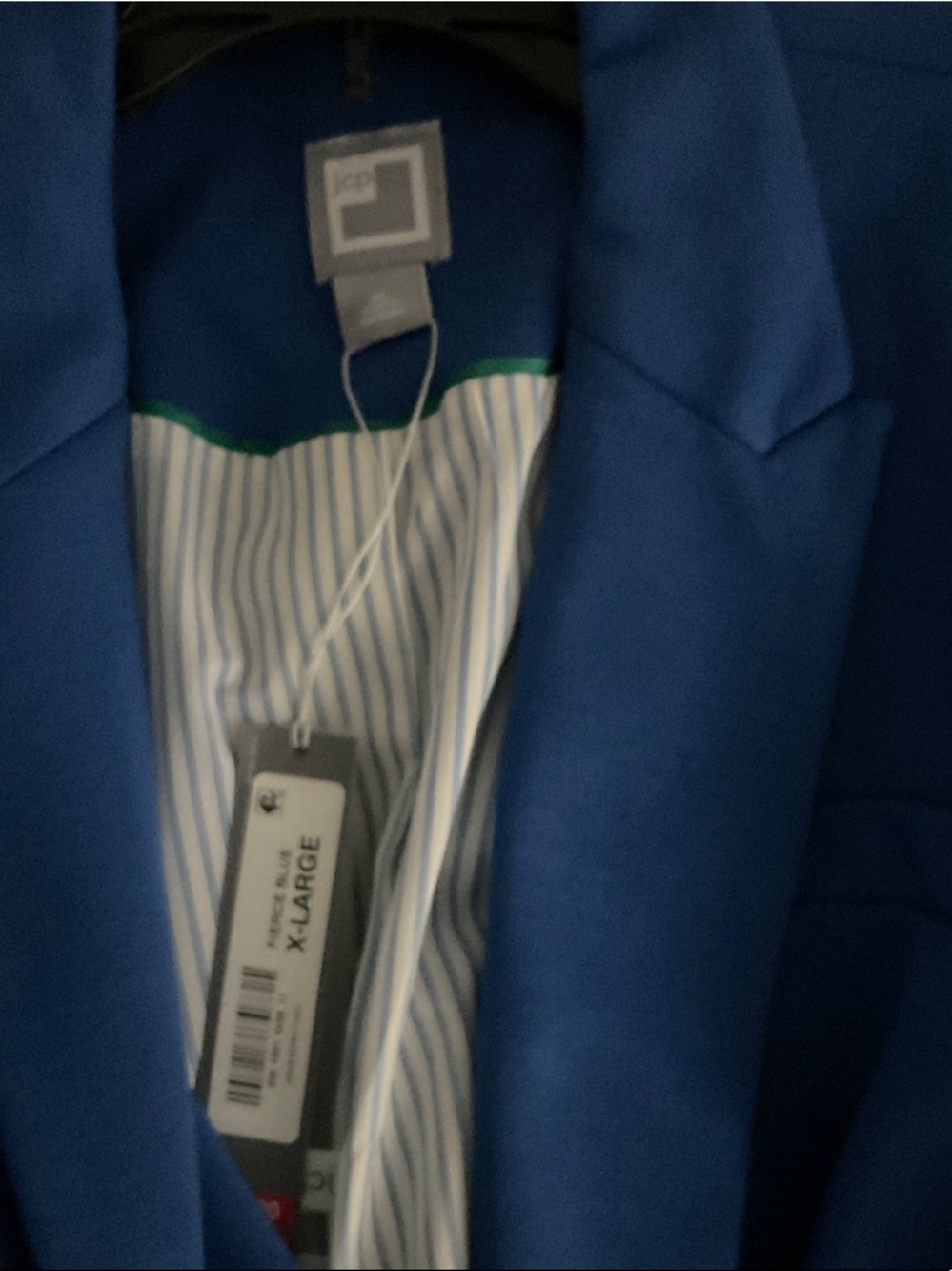 Tailored Women's Blue Blazer Jacket - Picture 3 of 3